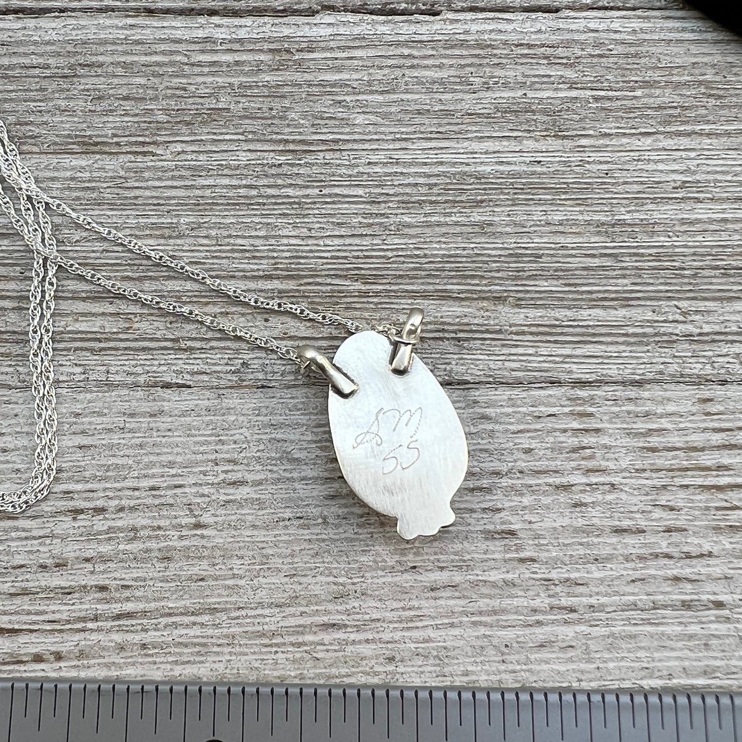 18 1/2" Palomino Varasite Sterling silver Necklace Navajo handmade Sharon McCarthy