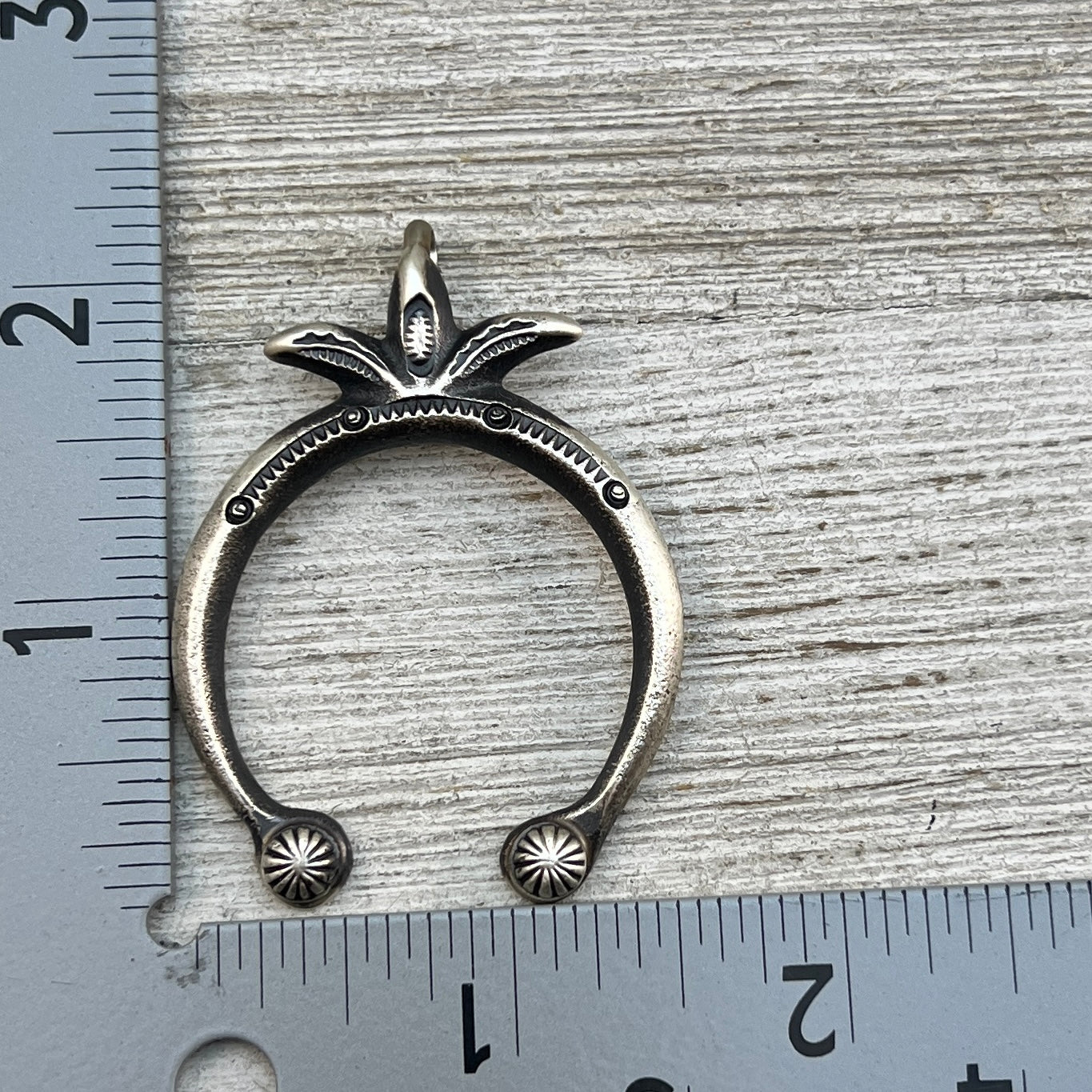 Small naja Pendant, Tufa Cast, Navajo Sterling Silver Martha Cayatineto 1