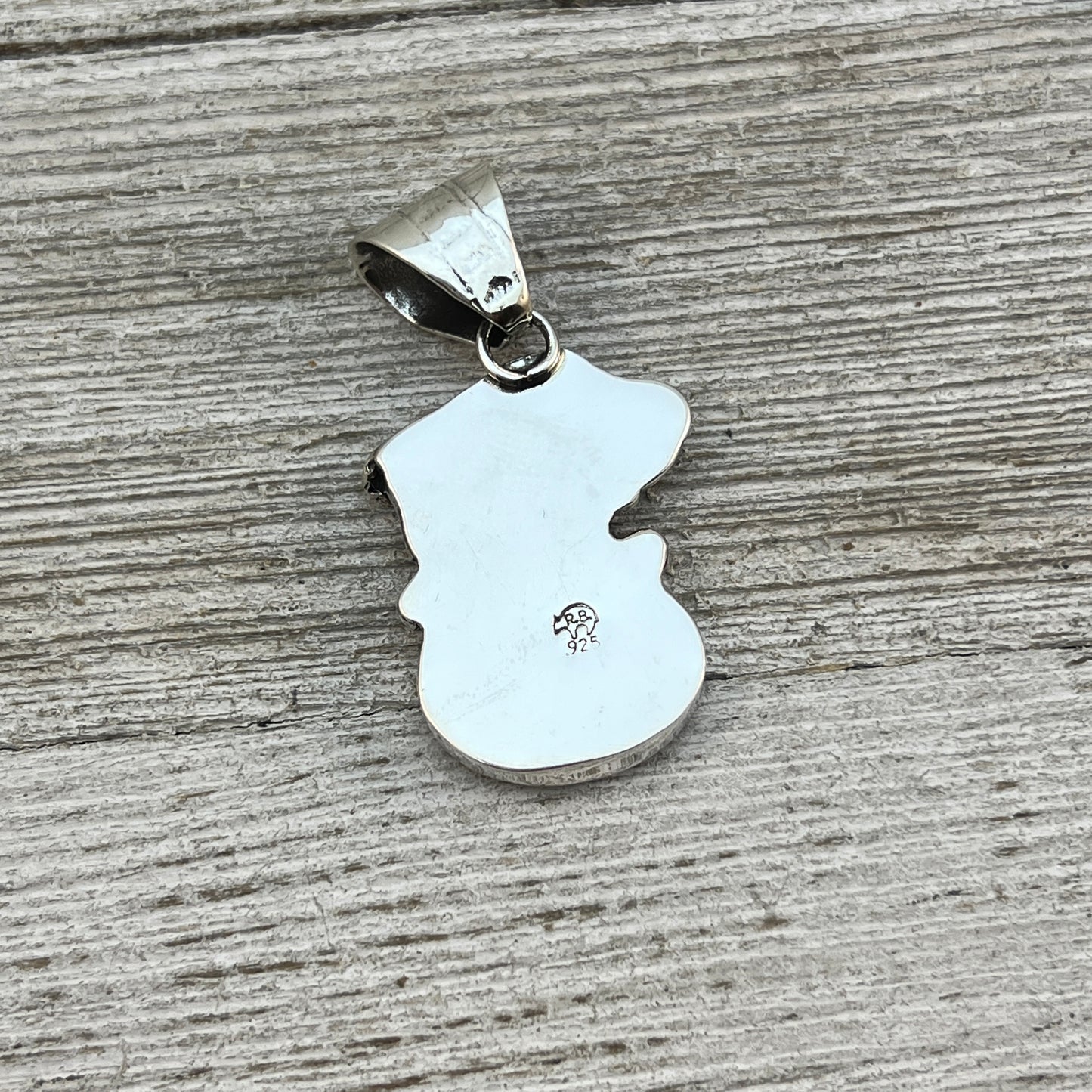 Turquoise Buffalo Pendant Navajo Arthur Bruggeman sterling silver men women