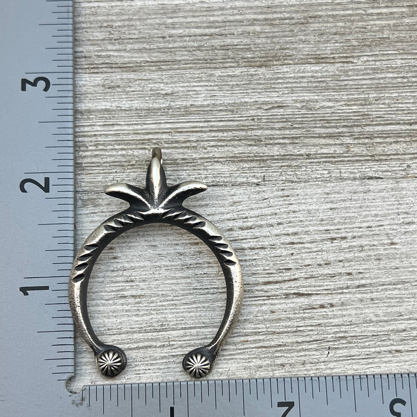 Small naja Pendant, Tufa Cast, Navajo Sterling Silver Martha Cayatineto 2