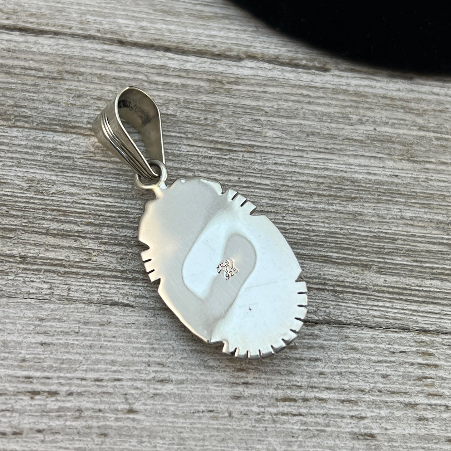Sleeping Beuaty Pendant Navajo Samuel Yellowhair sterling silver