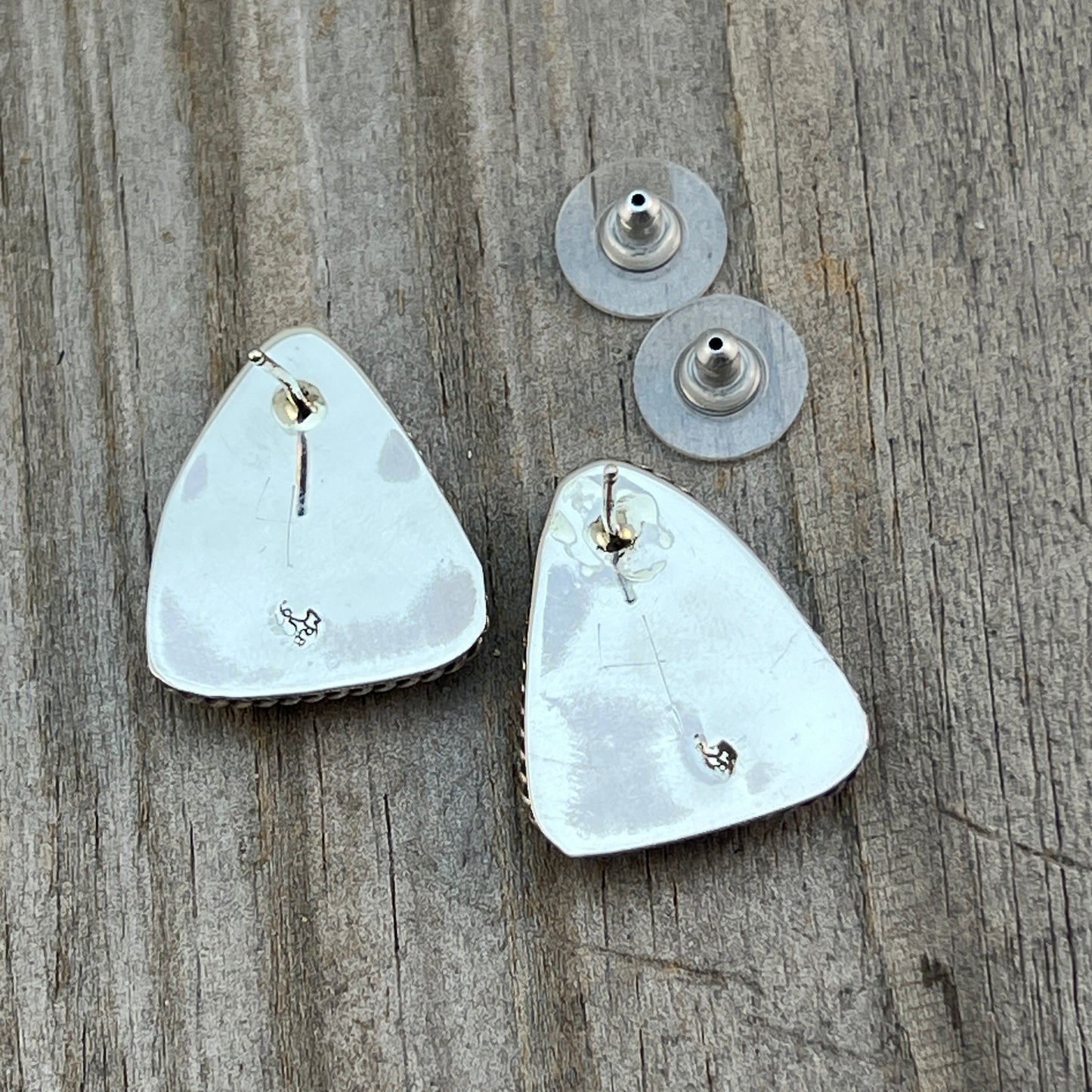 Sterling silver Turquoise stud Earrings Arlene Lewis Sterling Silver 836
