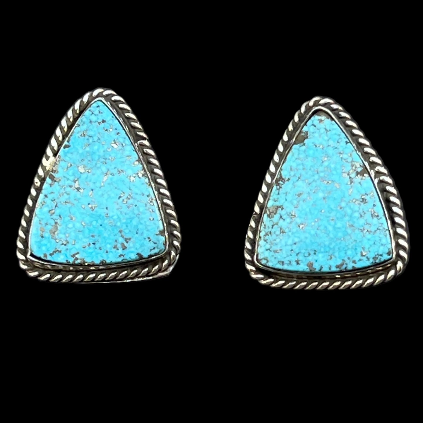 Sterling silver Turquoise stud Earrings Arlene Lewis Sterling Silver 836