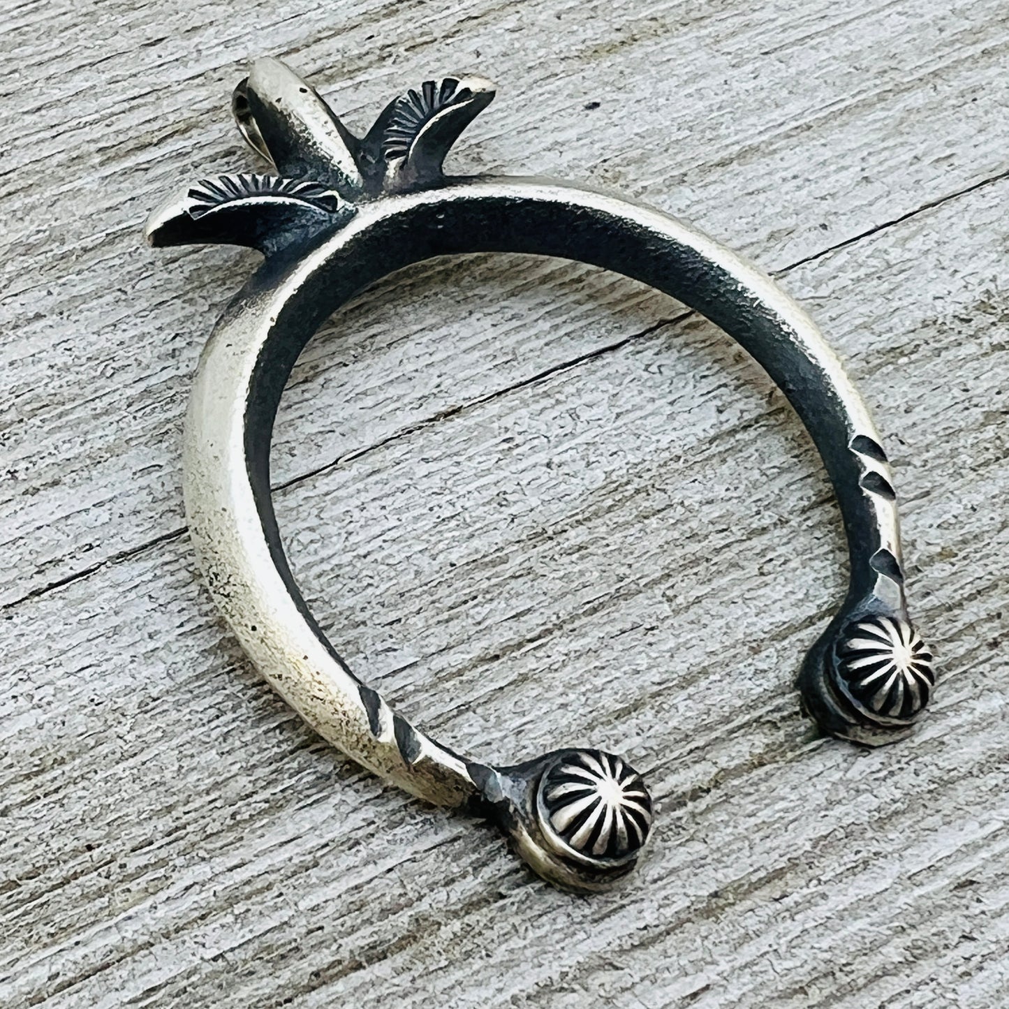 Naja pendant Martha Cayatineto Sterling Silver plain simple old style 873