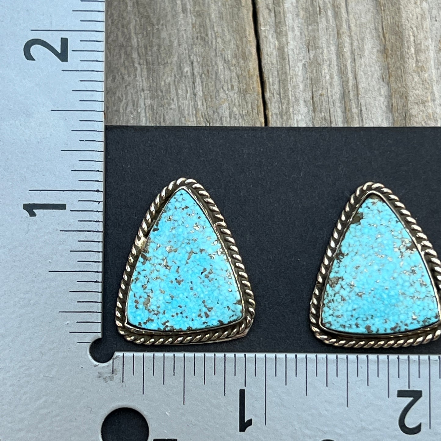 Sterling silver Turquoise stud Earrings Arlene Lewis Sterling Silver 836