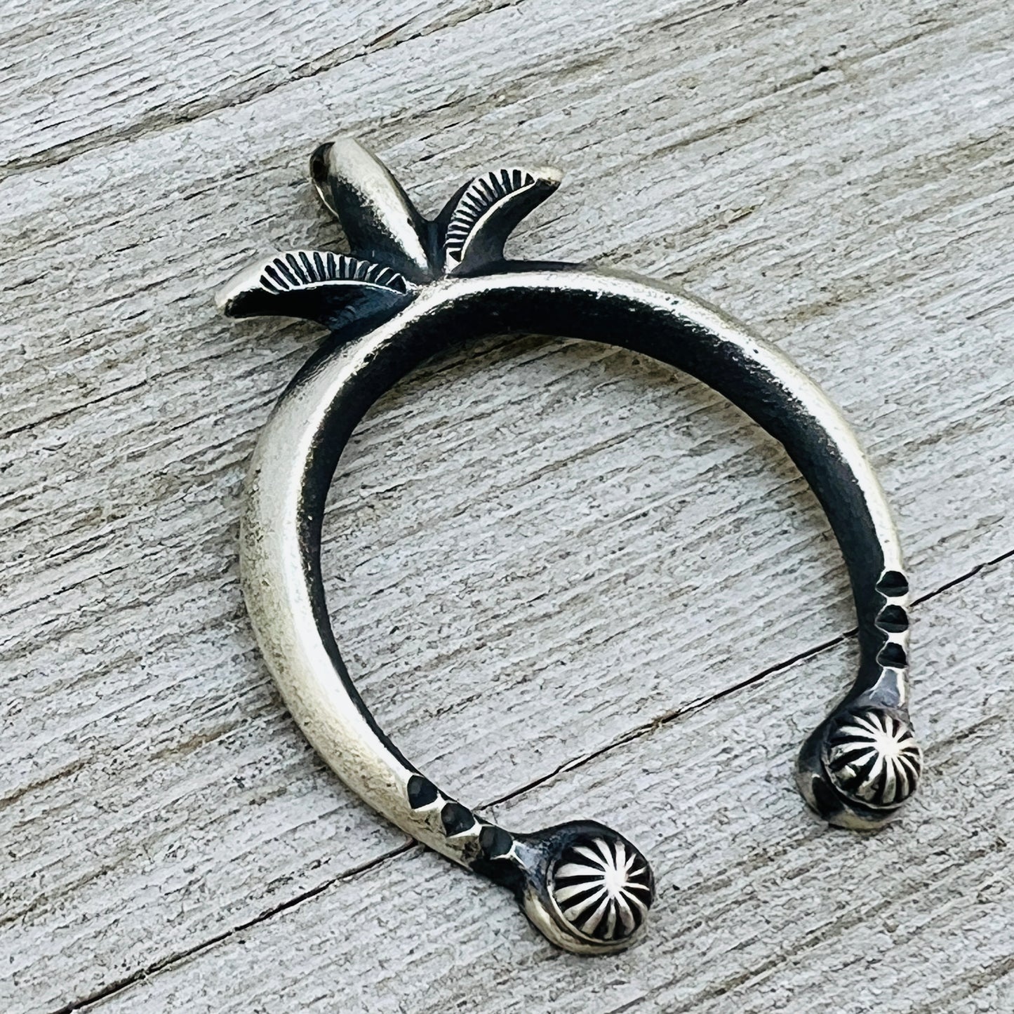 Naja pendant Martha Cayatineto Sterling Silver plain simple old style 872